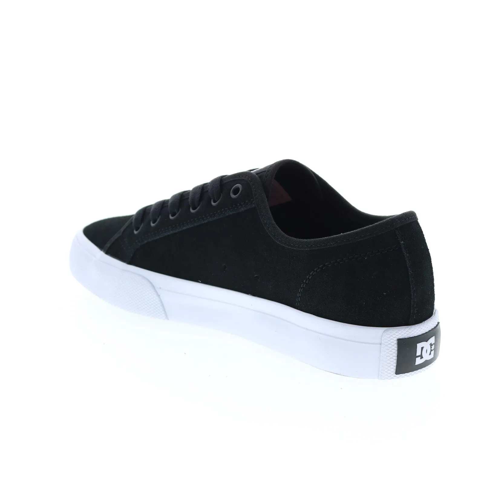 Mens Black Suede Skate Inspired Sneakers Shoes - DC S ADYS300637-BKW