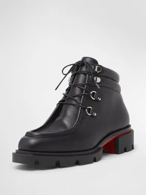 Men's black work boots