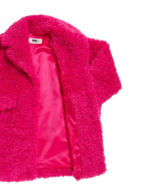 MM6 Maison Margiela Faux fur coat - Shop Now