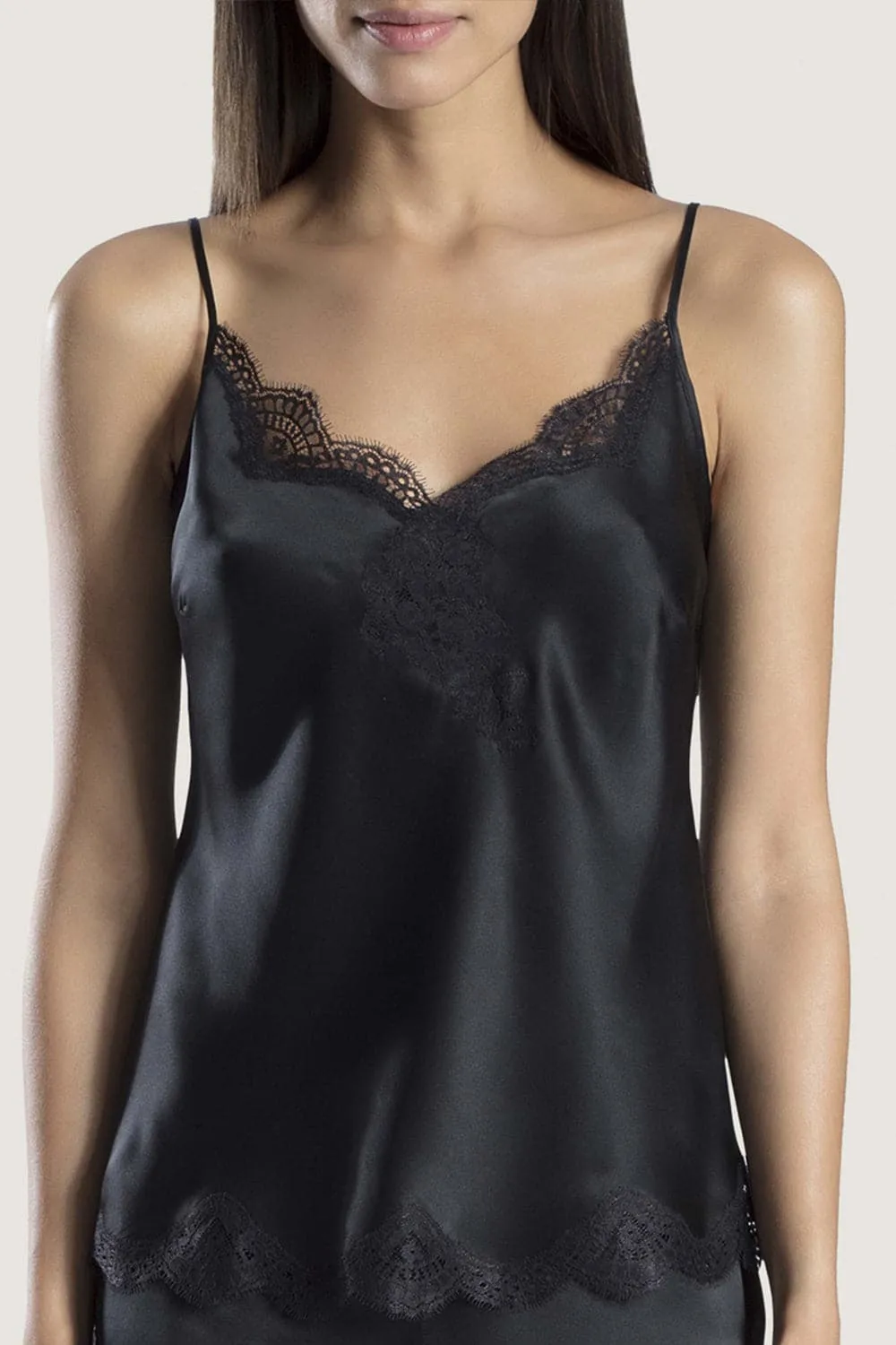 Mon Amour Silk Camisole, Size UK 14