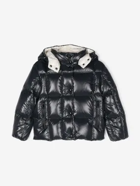 Moncler Kids Navy Down Puffer Parana Jacket