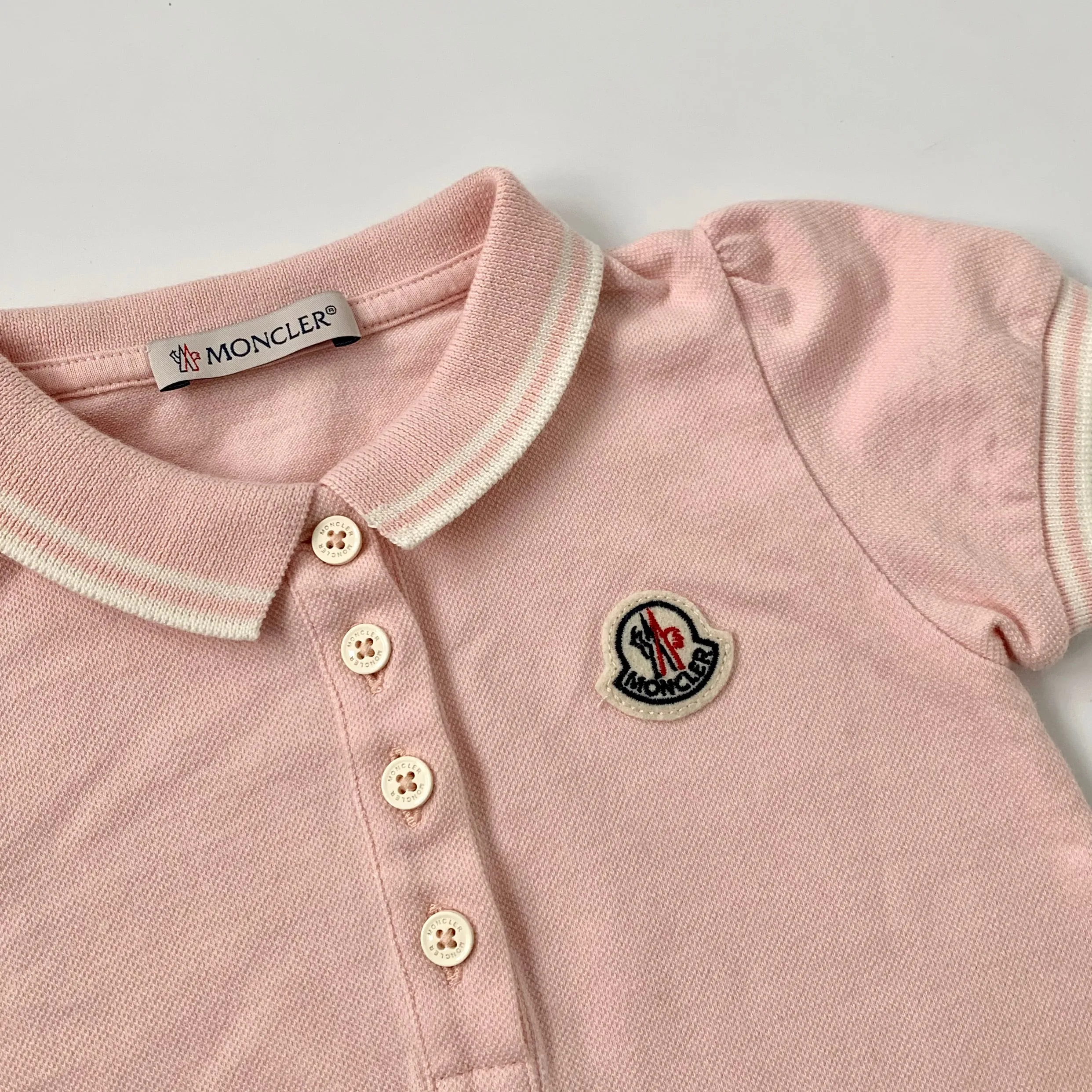 Moncler Pink Romper Size 12-18 Months