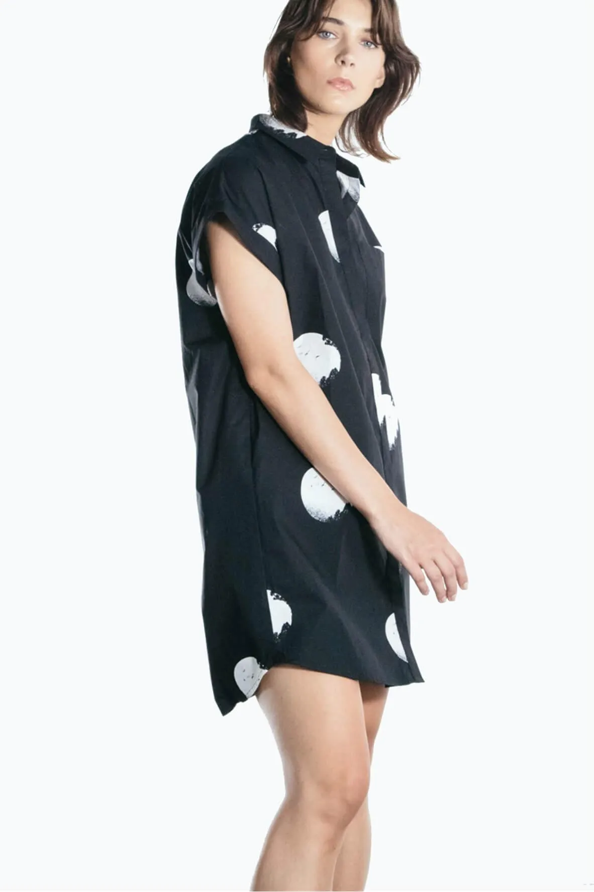 Moon Shirt Dress