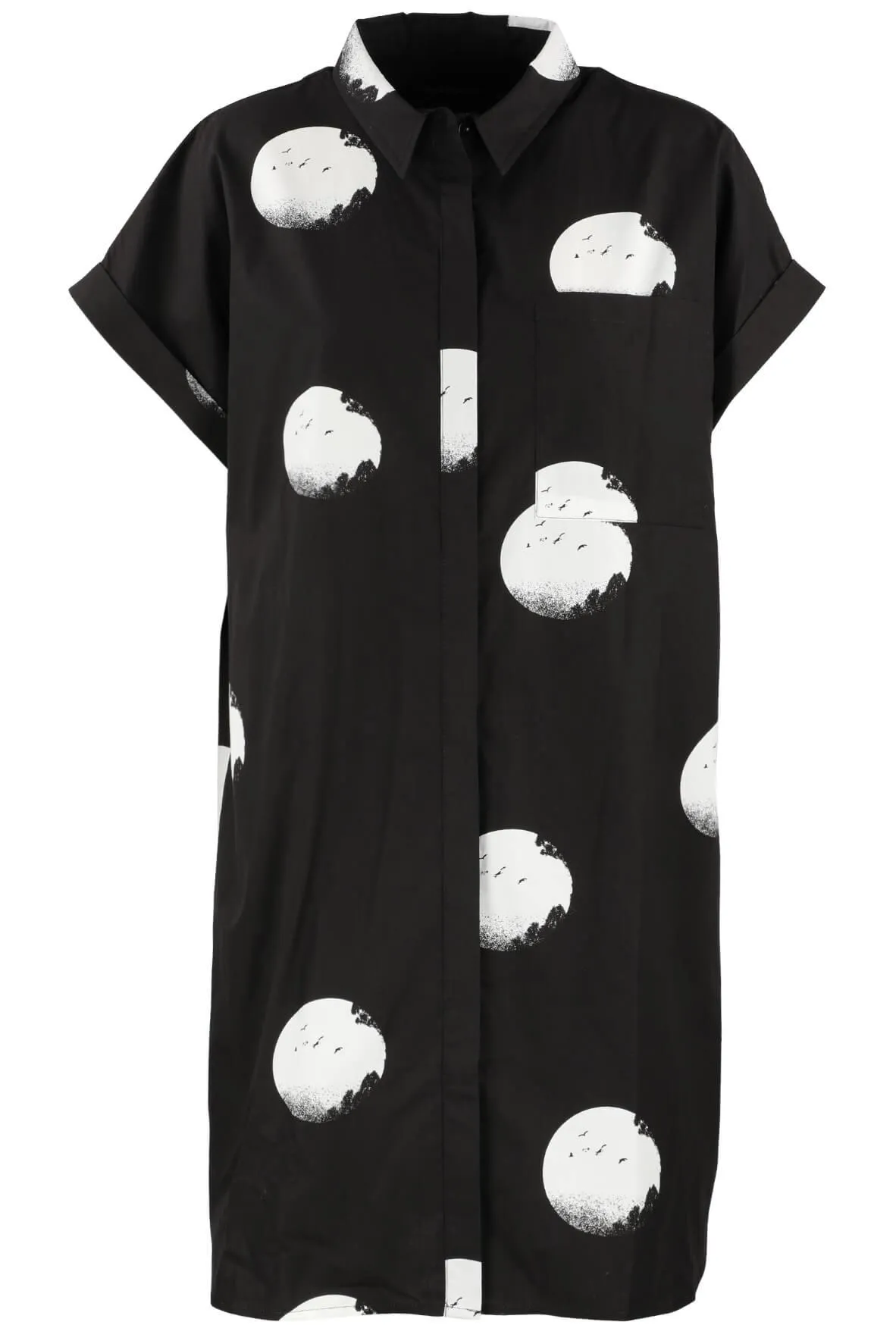 Moon Shirt Dress