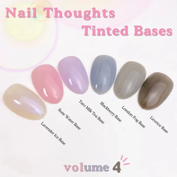 Nail Thoughts Base Coat Set - Volume 4 (6 pieces)