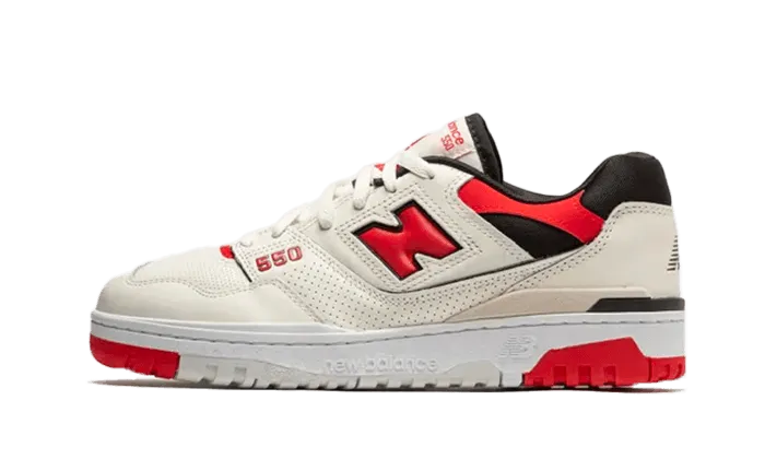 New Balance 550 Sea Salt True Red - Shop Now.