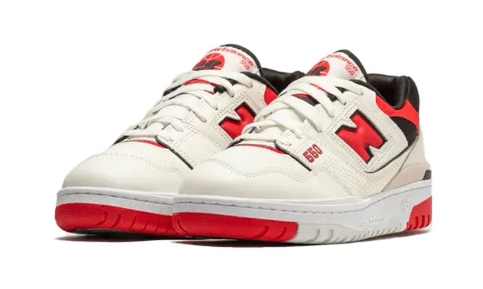 New Balance 550 Sea Salt True Red - Shop Now.