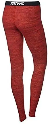 Nike Women's Leggings X-Small Light Crimson/Black