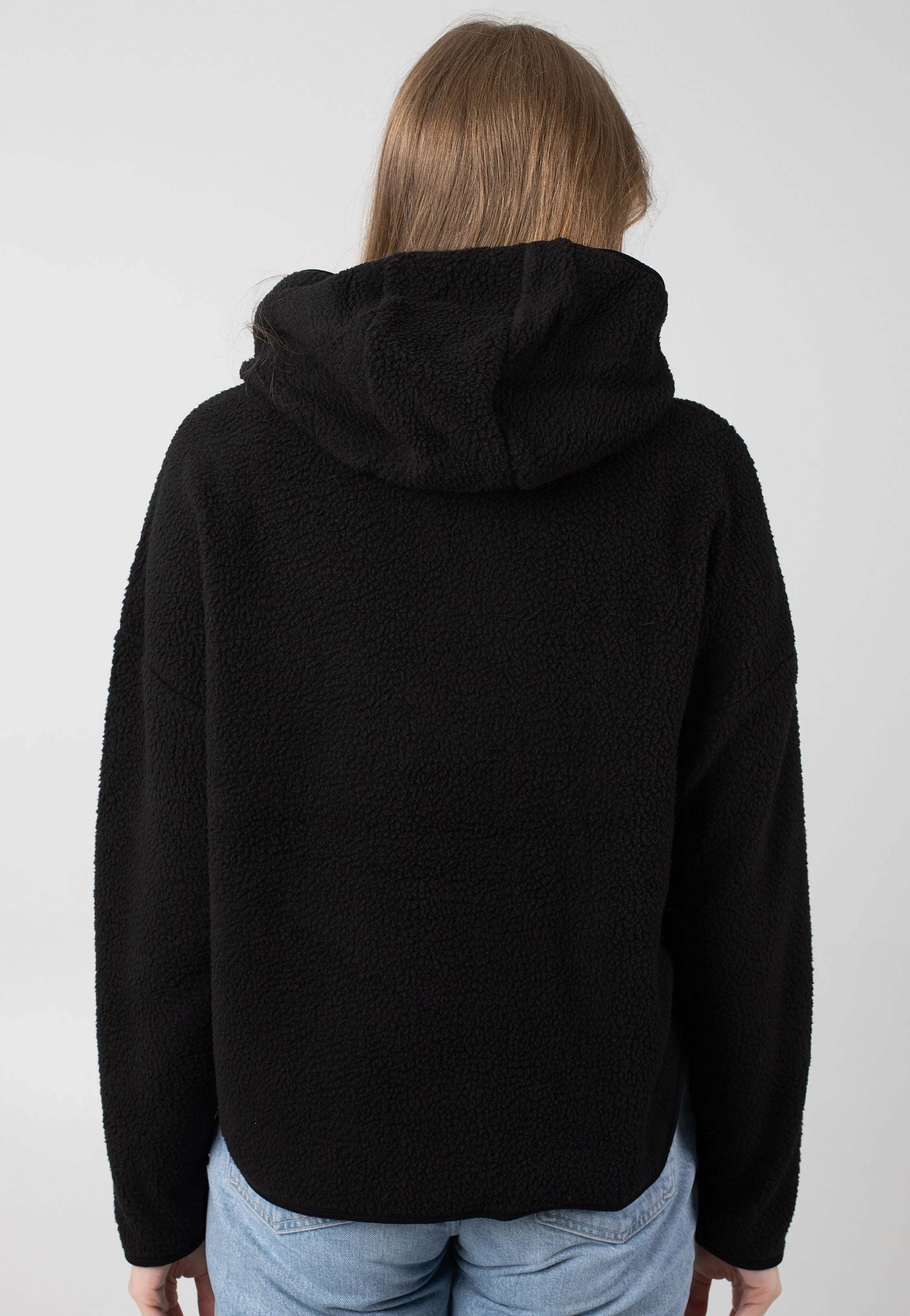 Noisy May Black Halfway Zip Hoodie