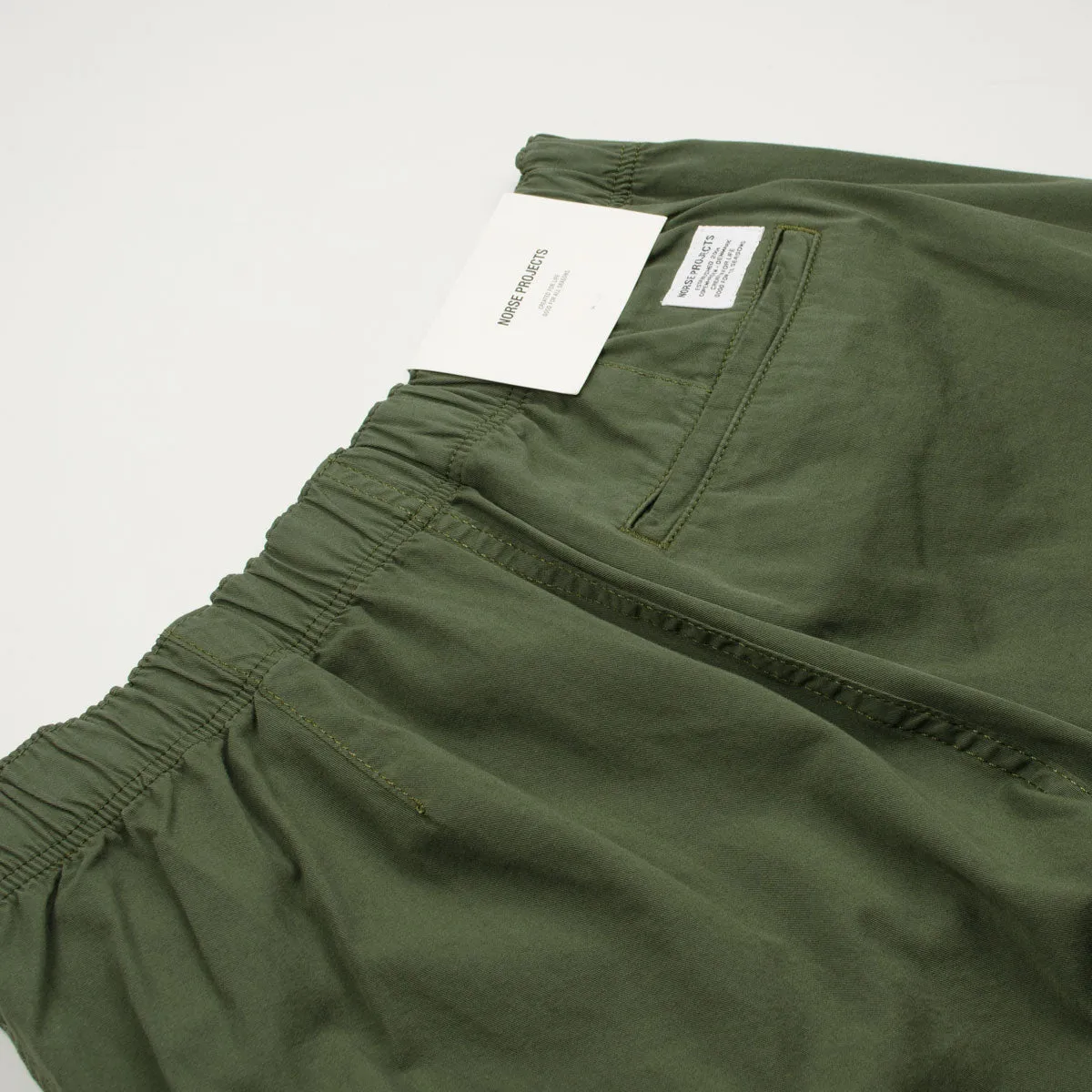 Norse Projects Ivy Green Ezra Light Twill Shorts