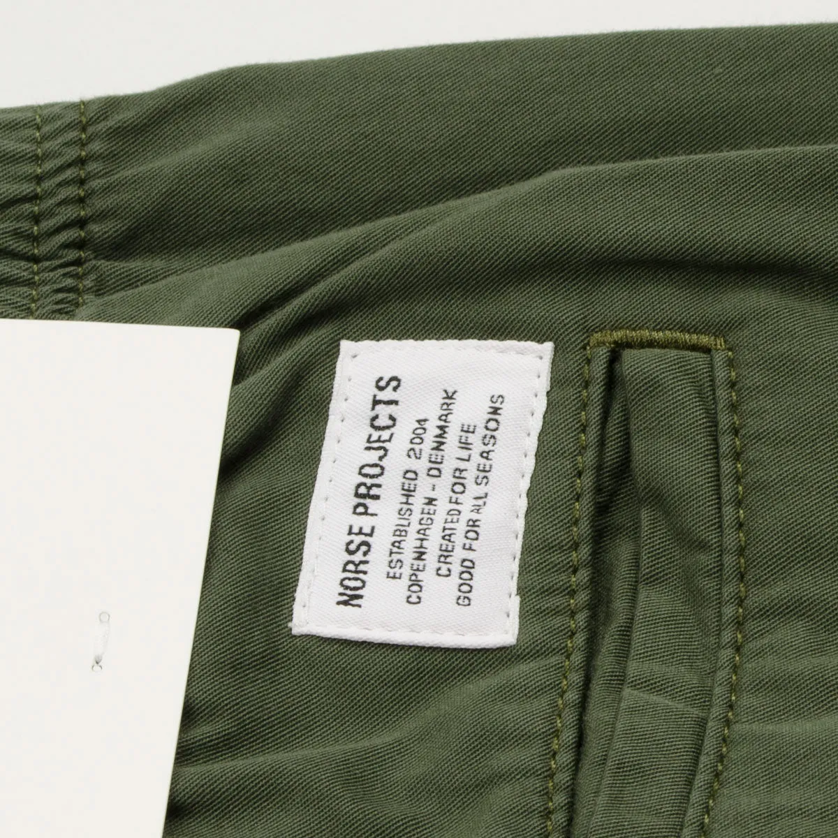 Norse Projects Ivy Green Ezra Light Twill Shorts