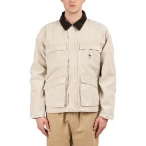 Off White Stussy Washed Canvas Shop Jacket