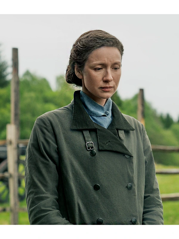 Outlander Season 7 Claire Randall Green Coat - Buy Now