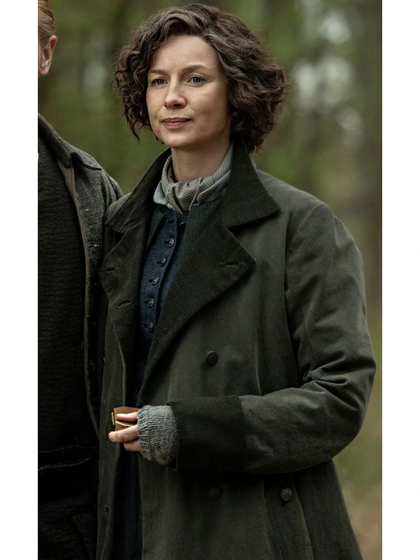 Outlander Season 7 Claire Randall Green Coat - Buy Now