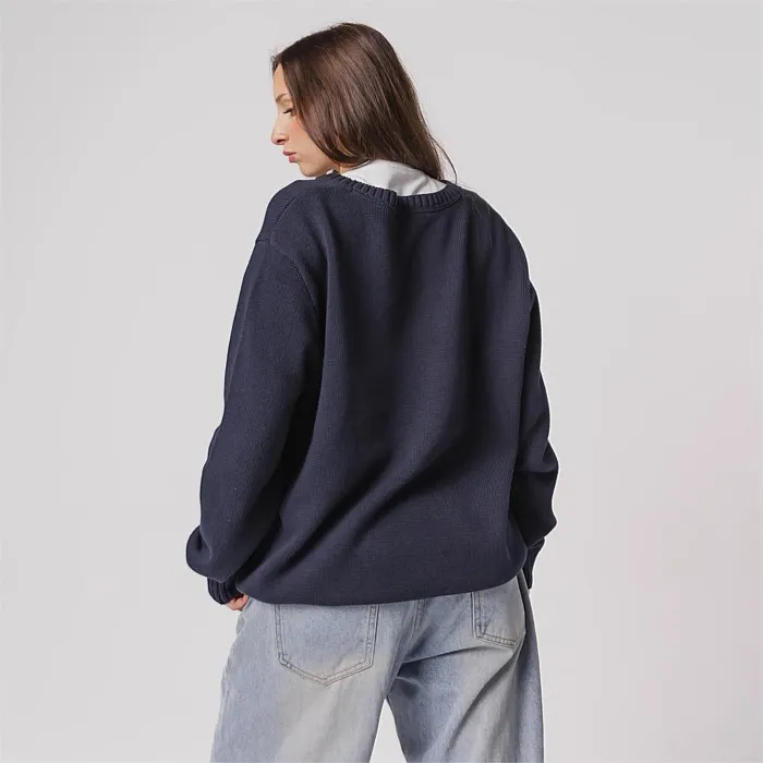 Oversized Knit Hoodies Crews Stirling Sports