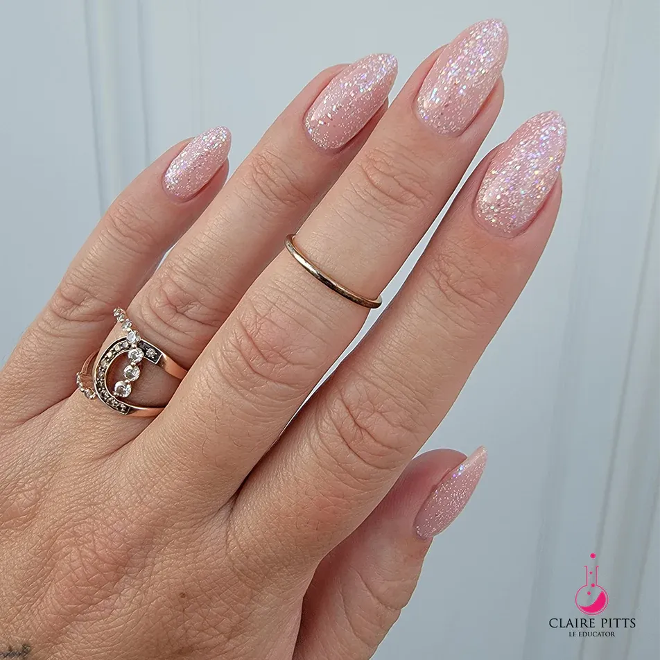 P+ Glitter Gel Polish 15ml - On the Rocks