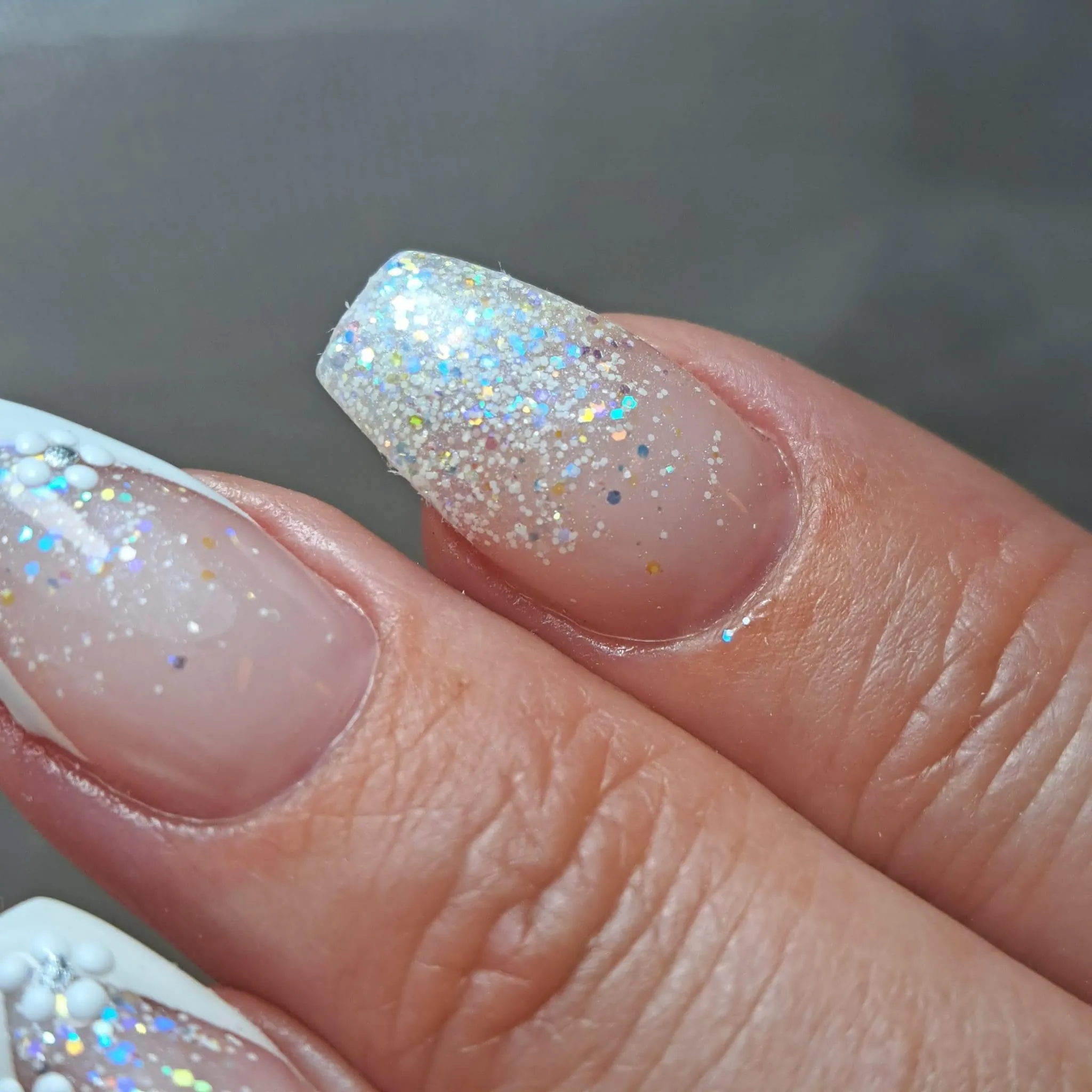 P+ Glitter Gel Polish 15ml - On the Rocks