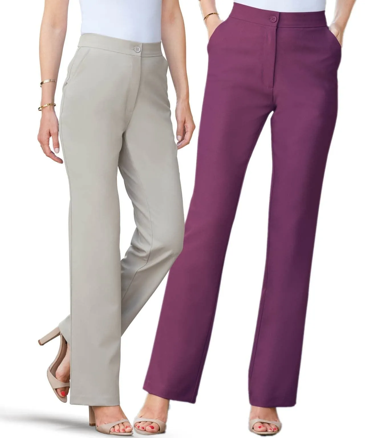 Set of 2 Tailored Trousers