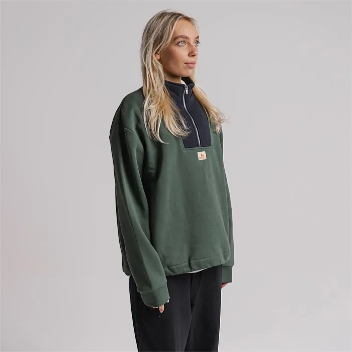 Panel Quarter Zip Pullover | Stirling Sports Hoodies & Crews