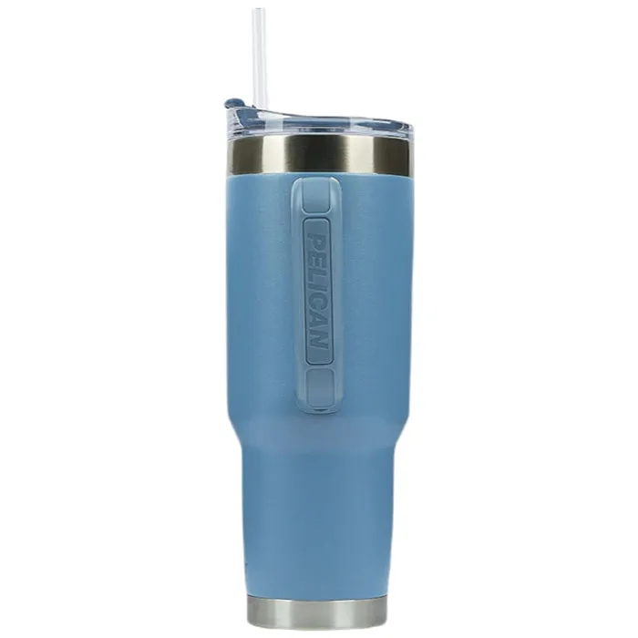 Pelican Blue Porter 40 oz Travel Tumbler Stainless Steel