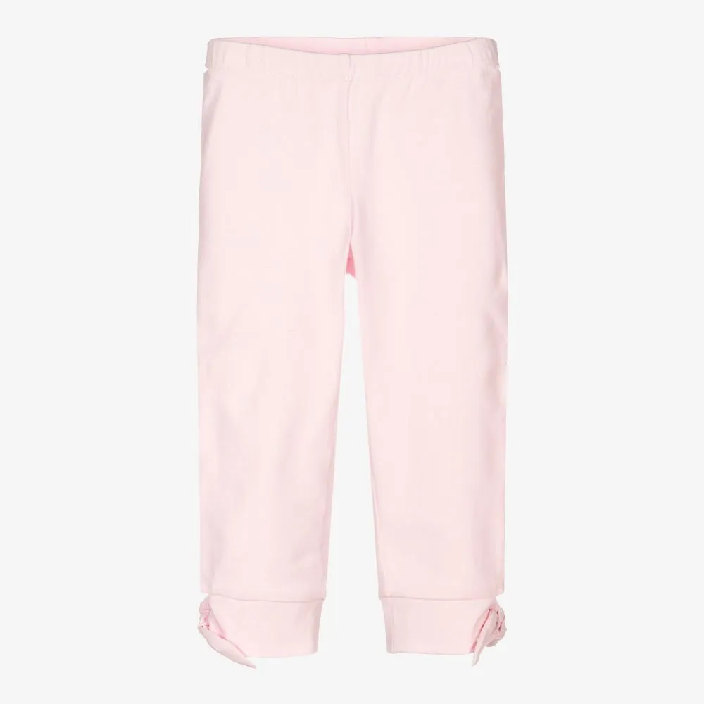 Pink Cotton Leggings for Girls