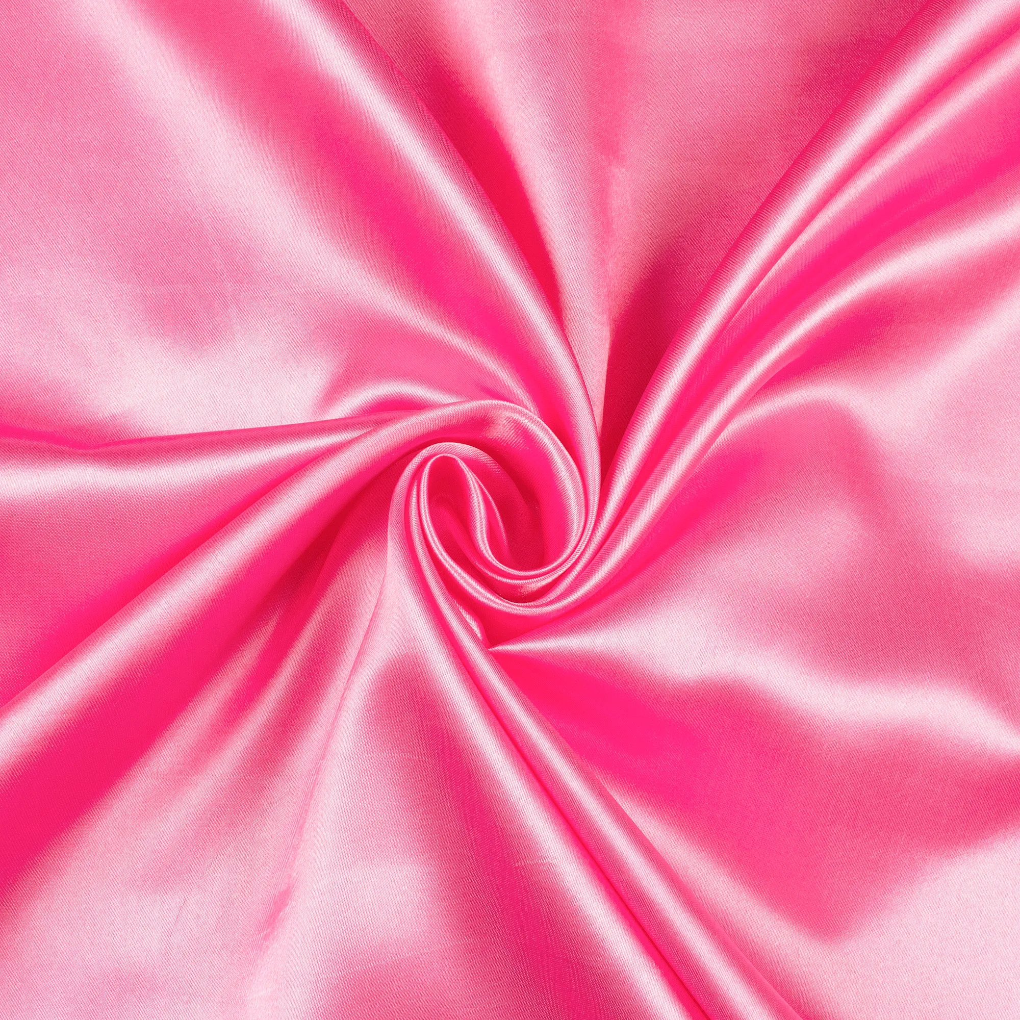 Pink Flamingo Satin Fabric