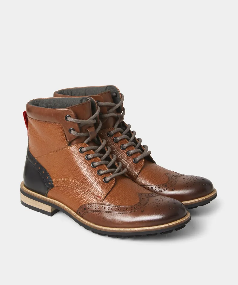 Premium Leather Boots - mix-up