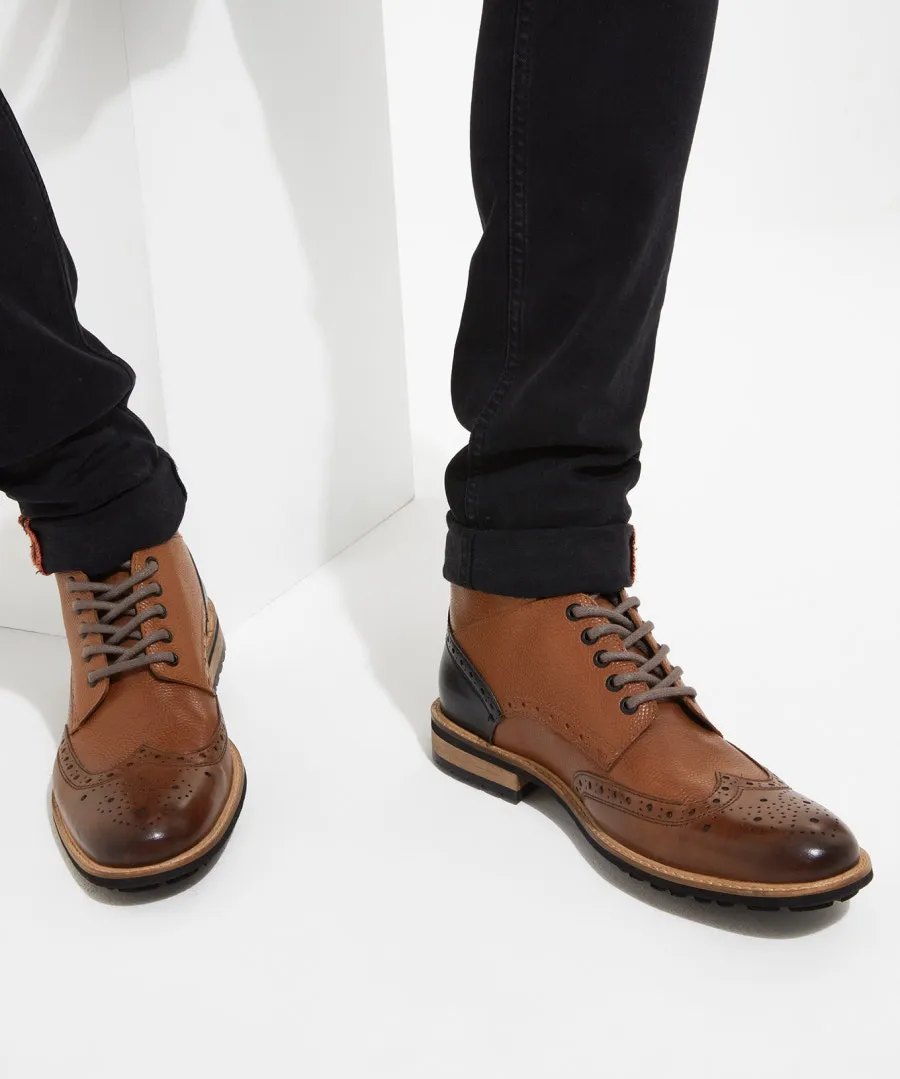 Premium Leather Boots - mix-up