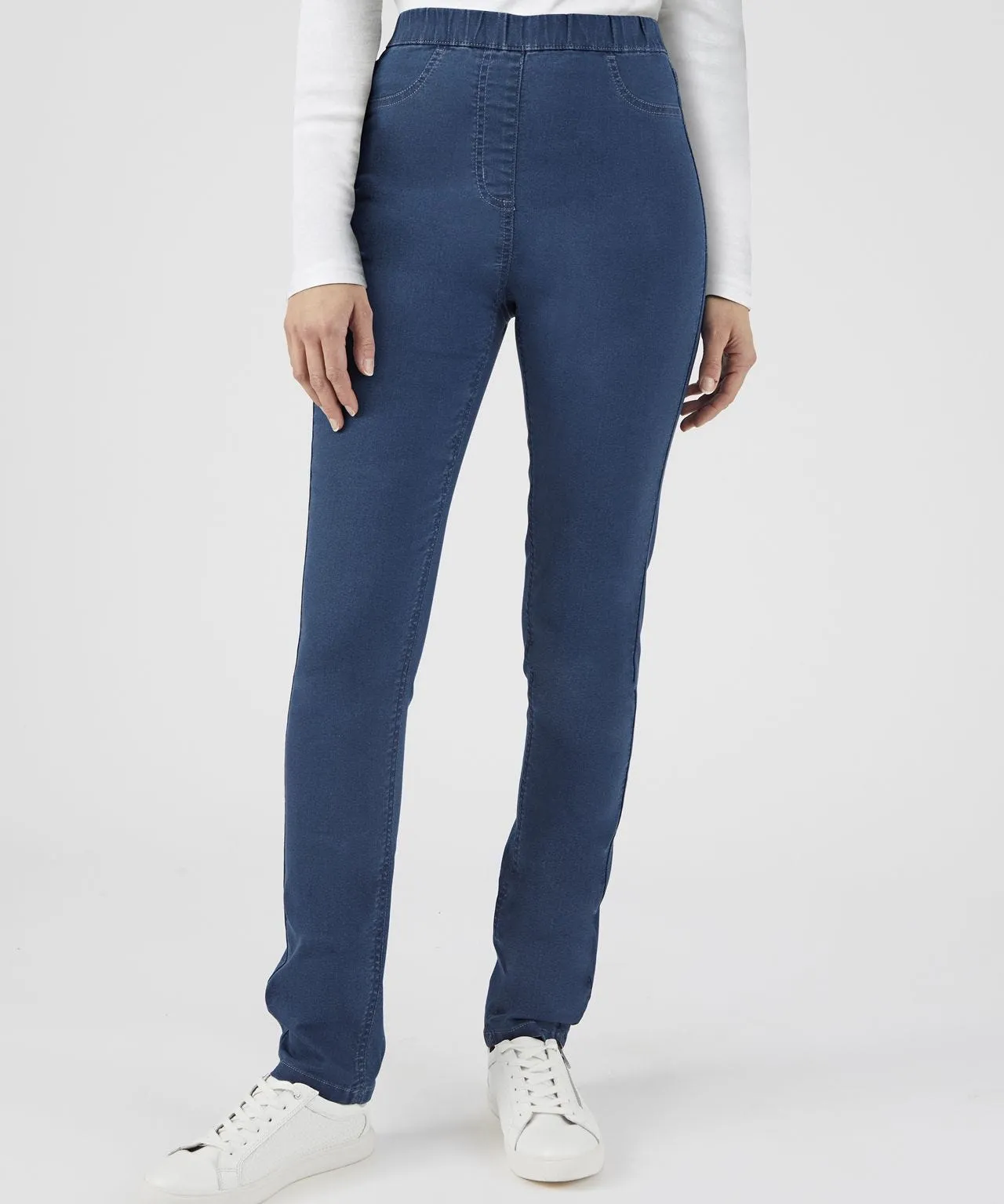 Denim Pull-on Trousers