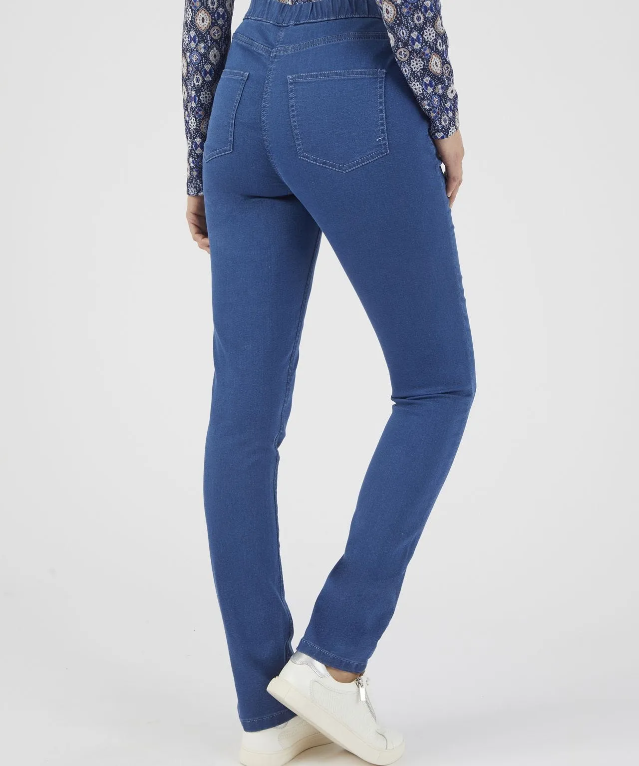 Denim Pull-on Trousers