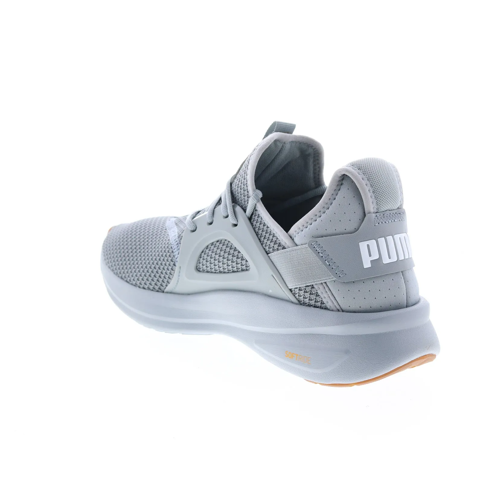 Puma Softride Enzo Evo Knit 37695402 Men's Gray Canvas Athletic Running Shoes