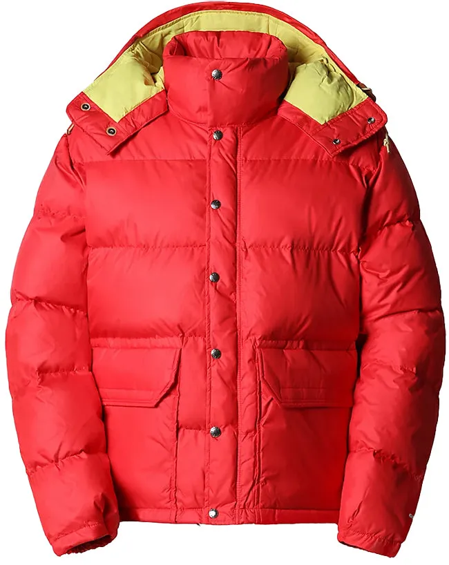 Red North Face Men's Sierra 71 Down Jacket