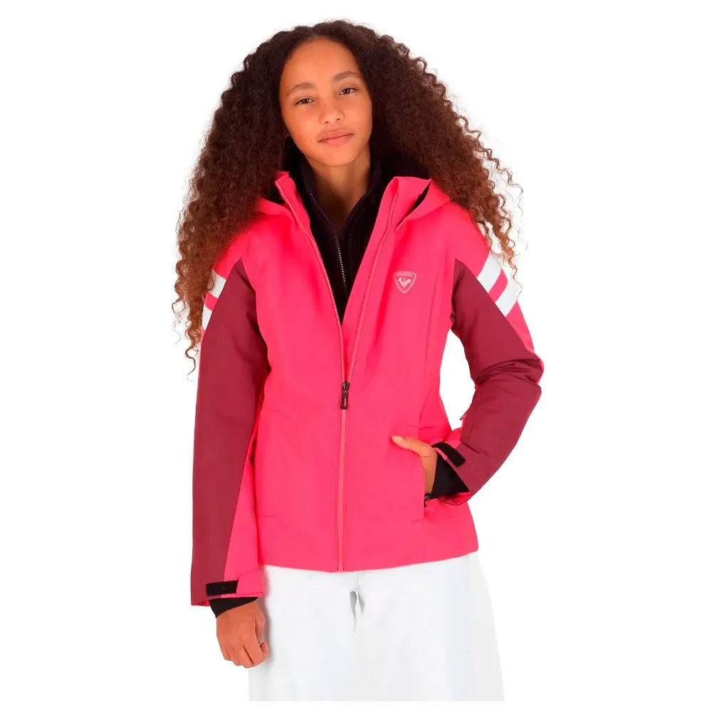 Rossignol girls pink ski jacket for ski lift