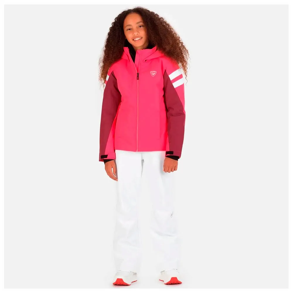 Rossignol girls pink ski jacket for ski lift