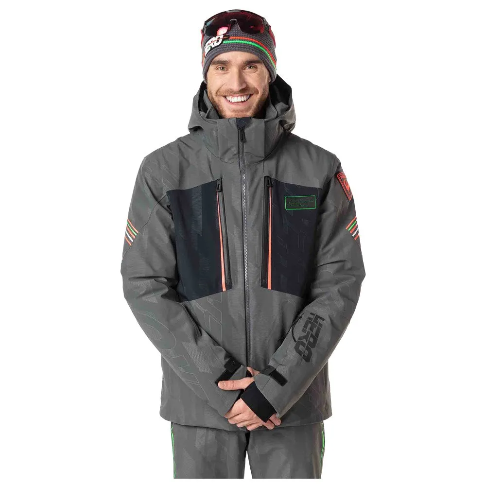 Rossignol Hero Course Onyx Grey Ski Jacket.