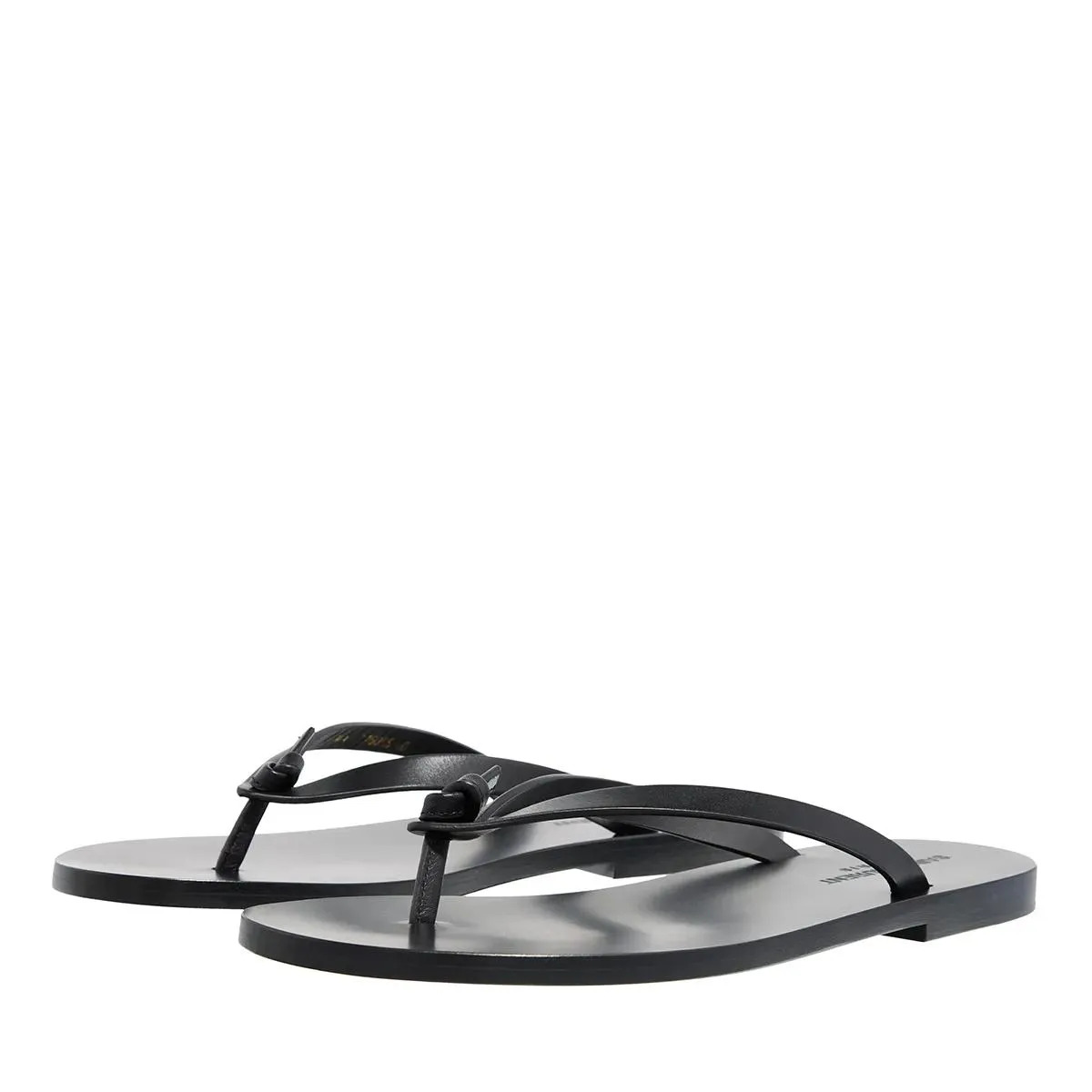 Saint Laurent Black Laguna Flip Flop Sandals