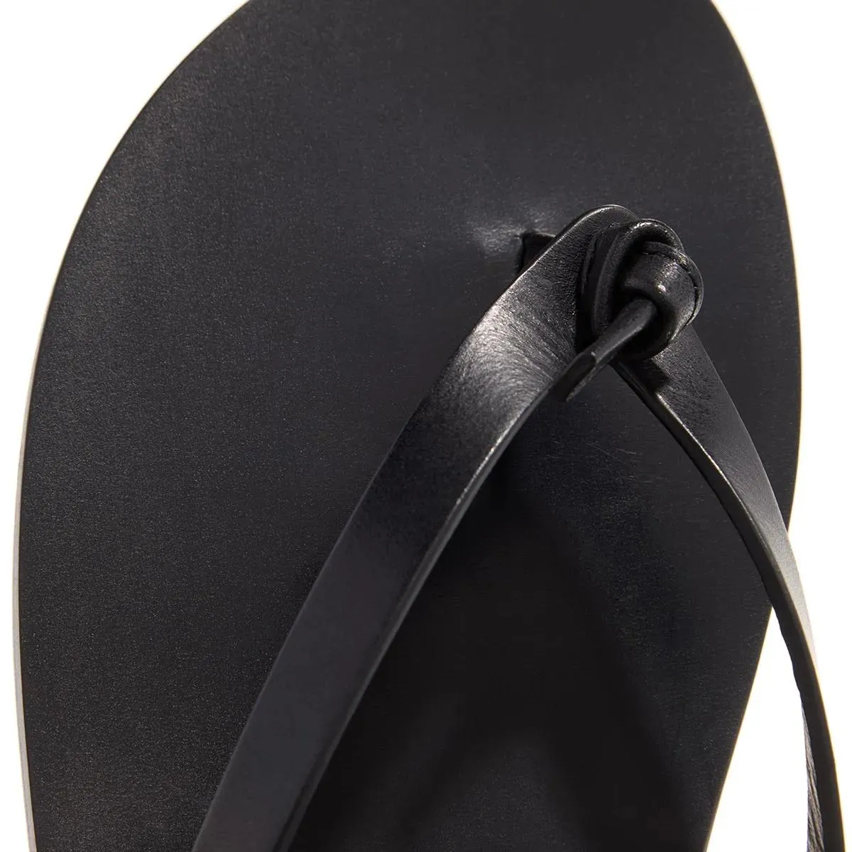 Saint Laurent Black Laguna Flip Flop Sandals