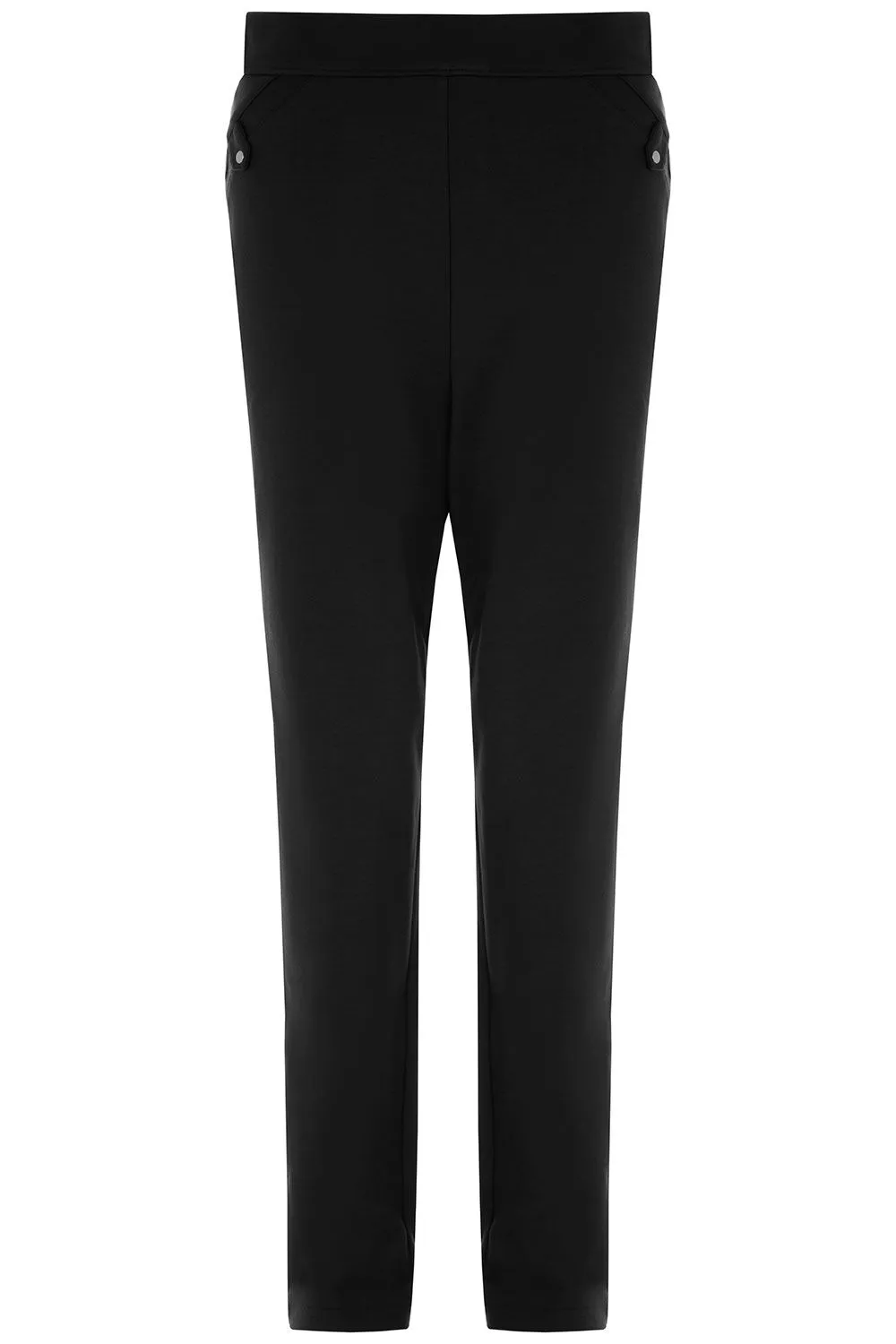 Slim Fit Ponte Elasticated Trousers for Men