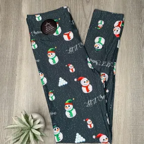 Soft Let It Snow Leggings