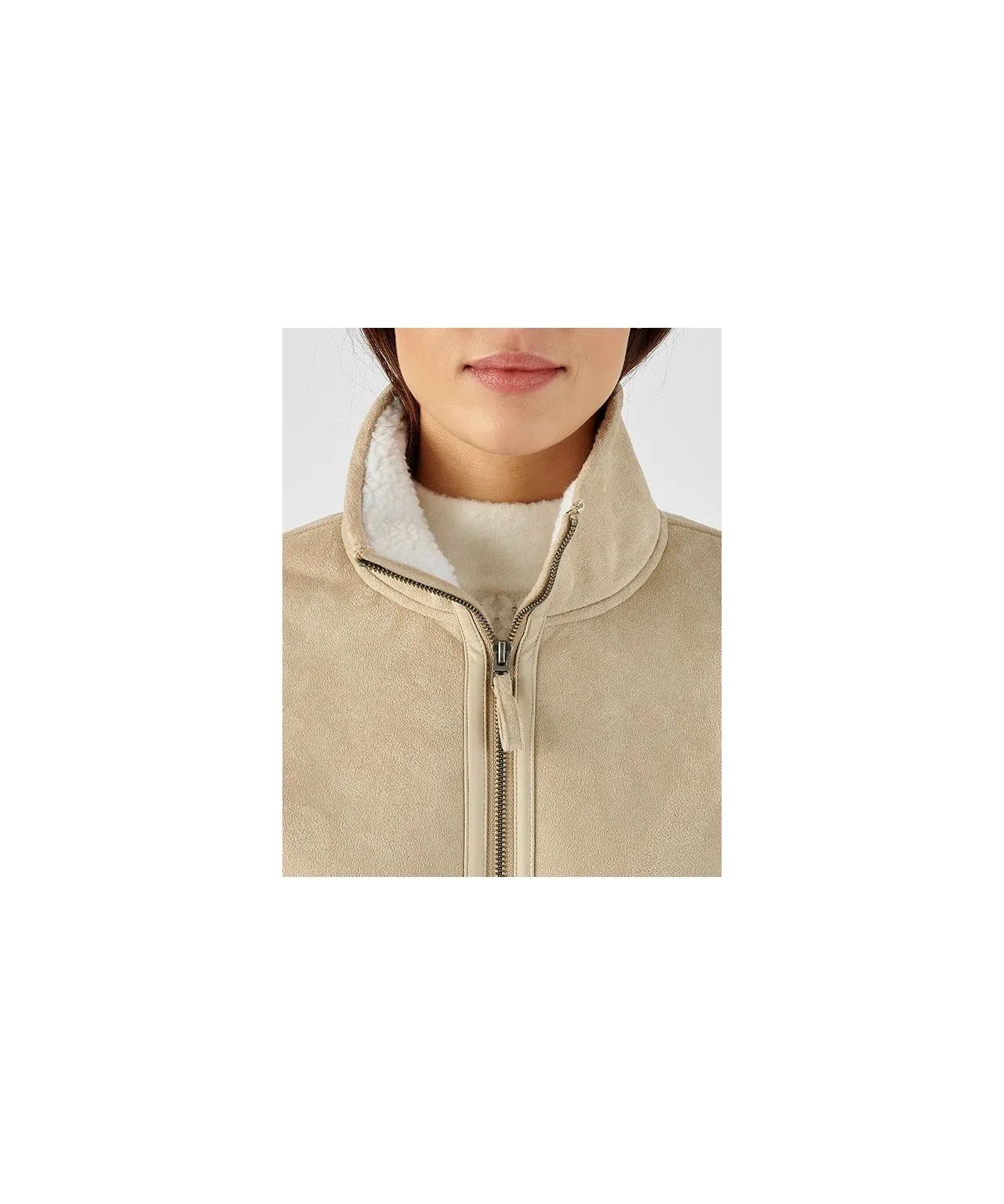 Suedette Stylish Women's Coat