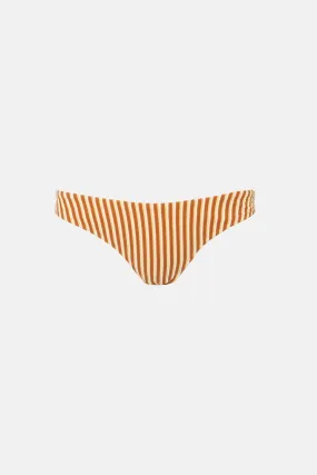 Chocolate Sunbather Hi Cut Striped Pant