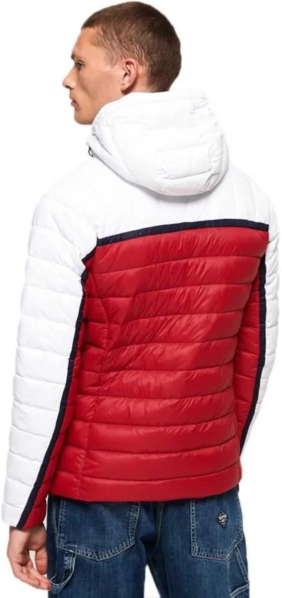 Superdry White Dolman Downhill Racer Jacket