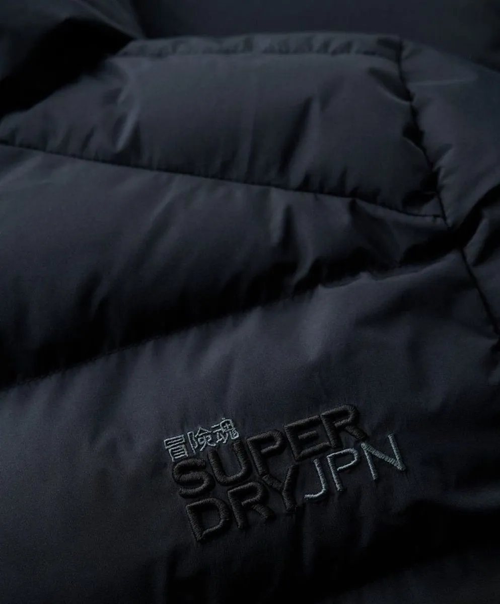 Superdry Hooded Sport Puffer Jacket in Eclipse Navy