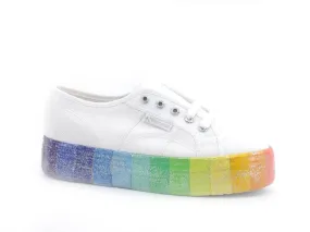 Superga multicolor platform sneakers.