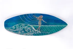 Surfer Girl Surfboard Wall Decor