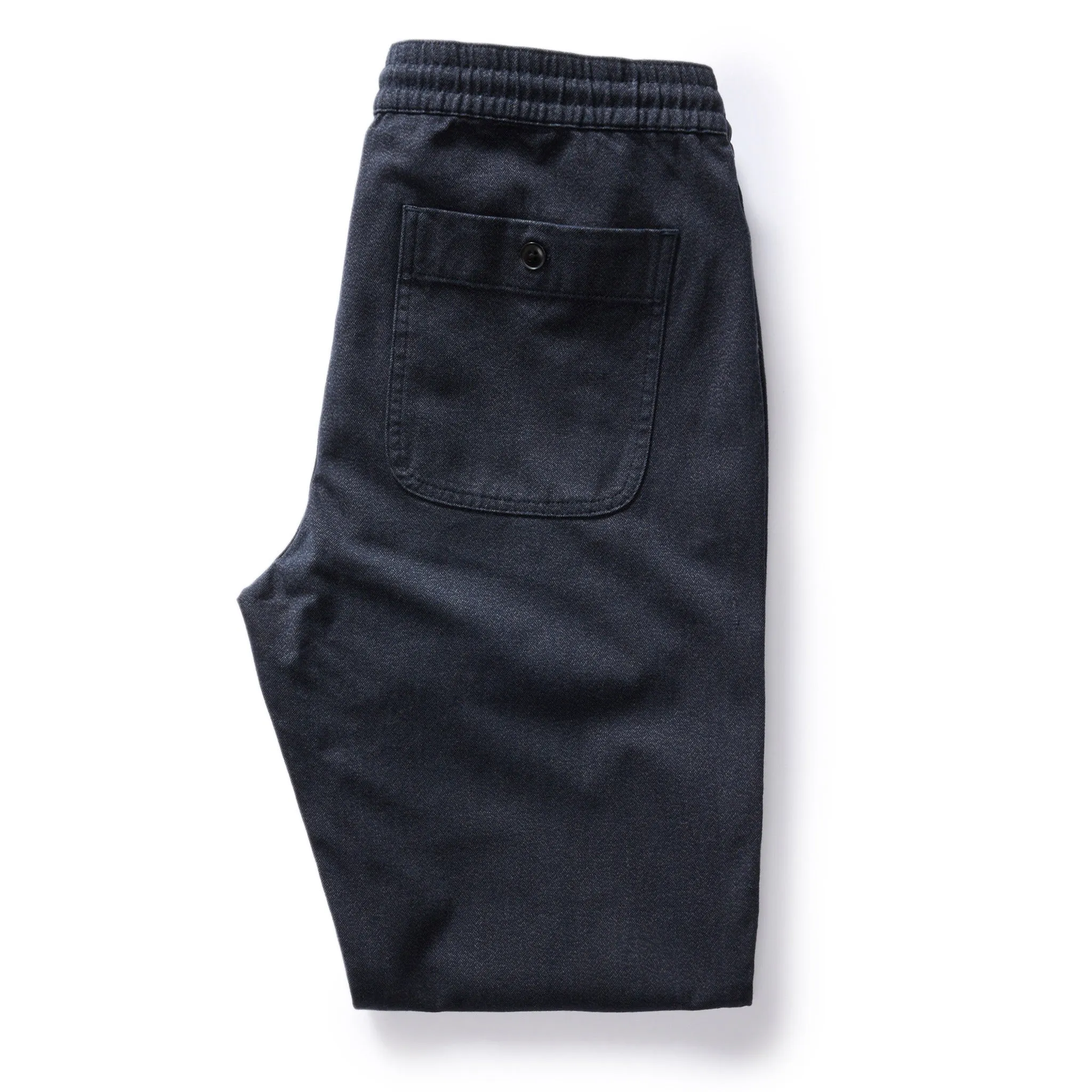 Navy Twist Jaspe Twill Apres Pant