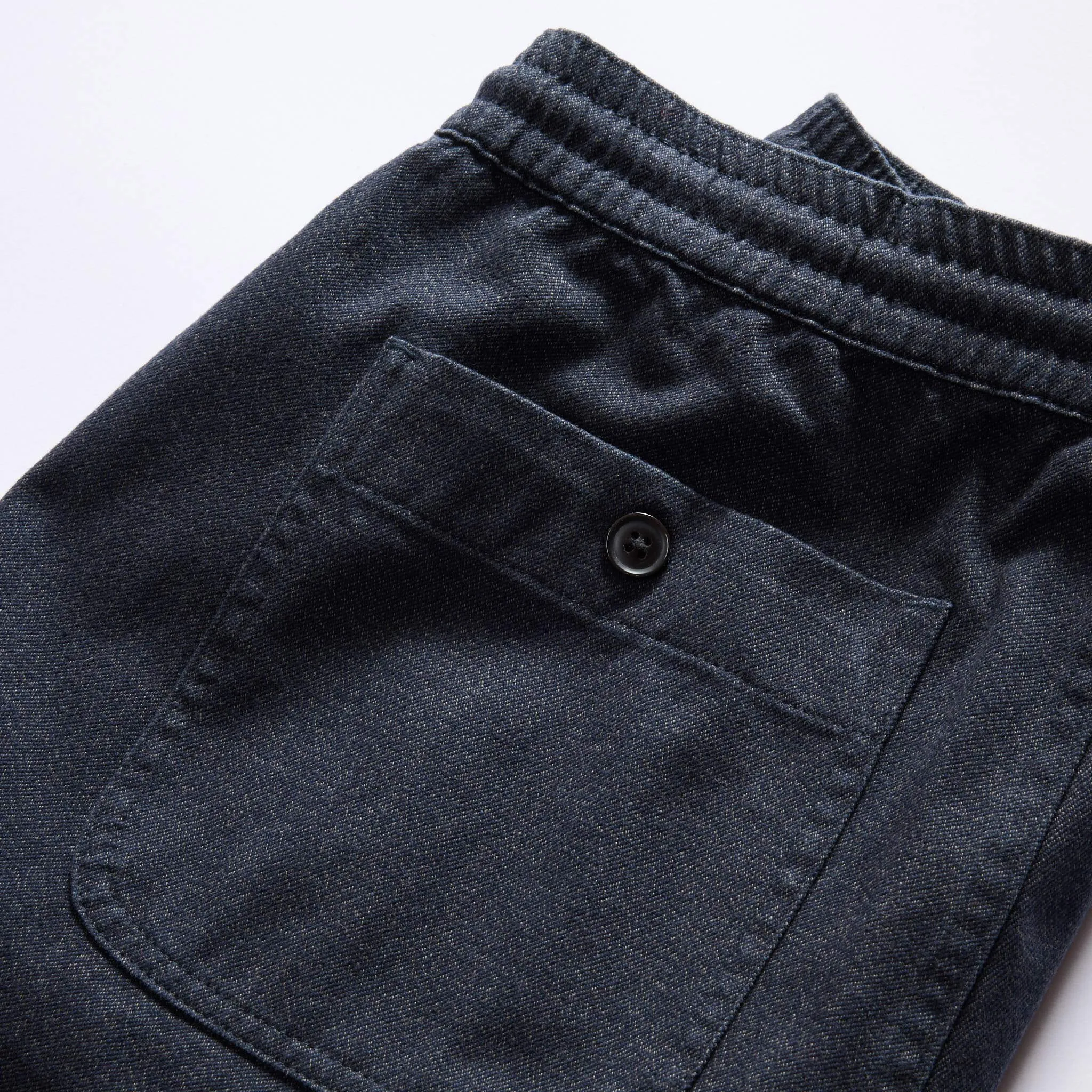 Navy Twist Jaspe Twill Apres Pant