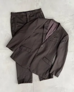 Thierry Mugler Men's Brown Suit 2000s