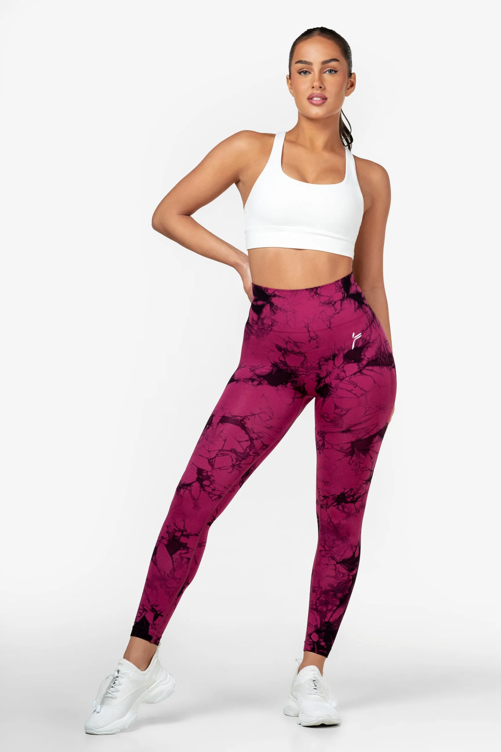 Tie Dye Pink Leggings