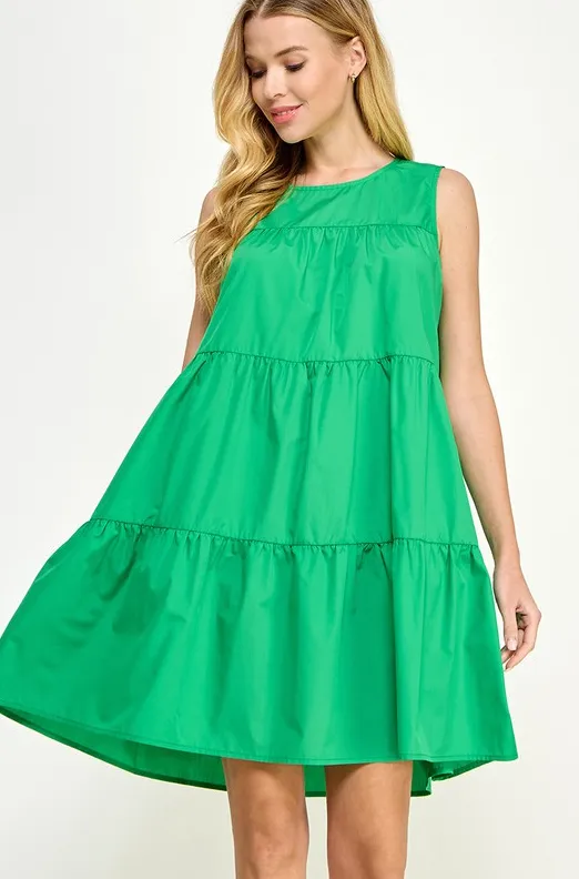 Tiered Sleeveless Dress